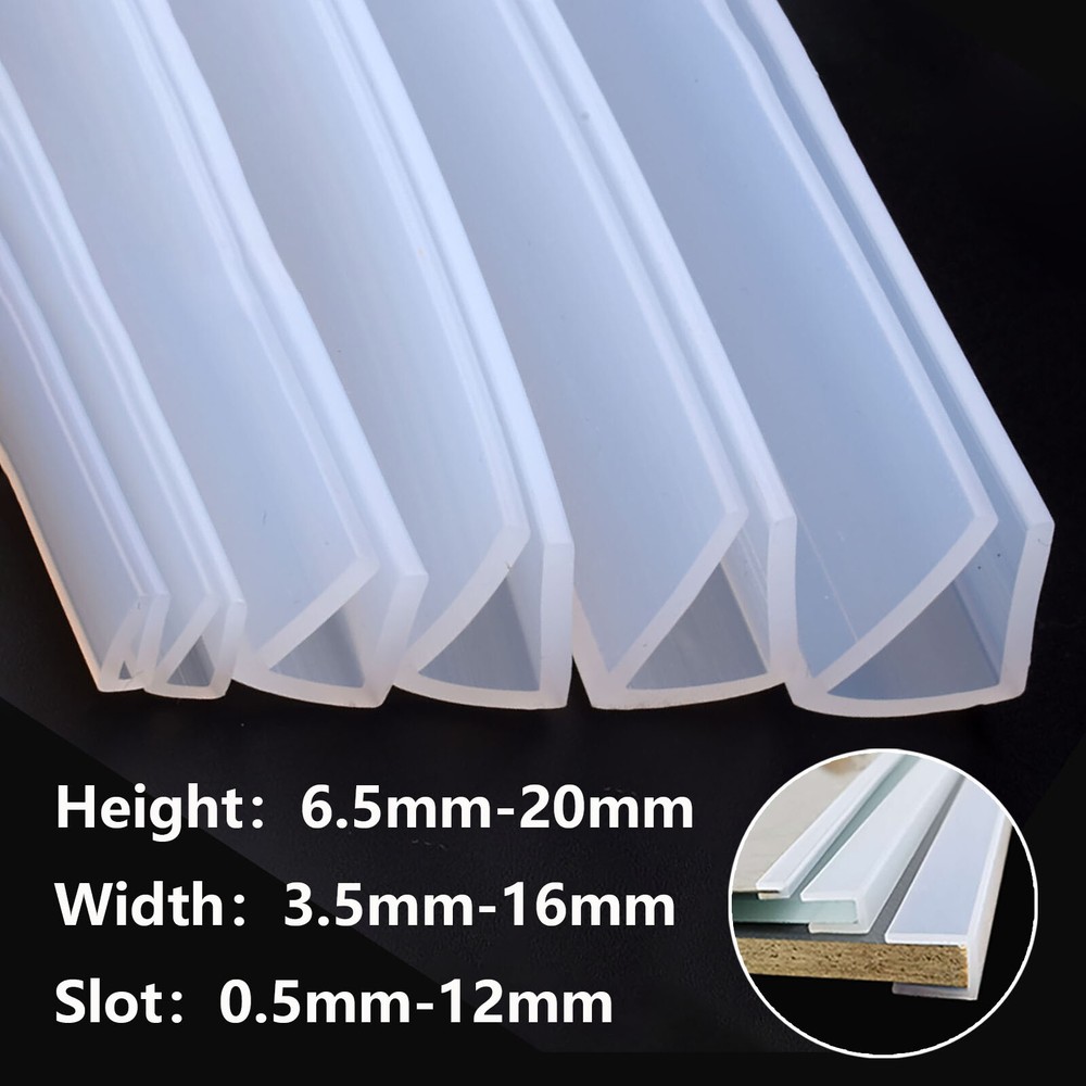 Silicone Rubber U Channel Seal Strip Edge Trim Protection Seal Window Seal Strip