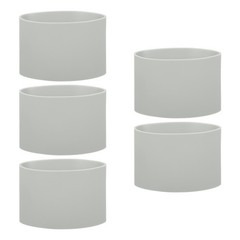 5Pcs Silicone Rubber Bands Non-slip 3.39 Inch for Art, Grey