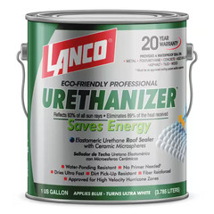 Urethanizer 1 Gal. 100% Acrylic Urethane Elastomeric White Reflective Roof Seale