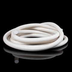 White Silicone Rubber Foam Sealing Strip Round Bar For Cabinet Door Seal 1~25mm