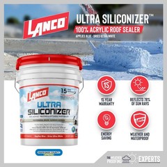 Reflective Roof Coating Ultra Acrylic Siliconizer Mobile Home Trailer Lanco 1Gal