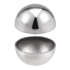 38 mm Dia 304 Stainless Steel Hollow Cap Ball for Handrail Stair Newel Post 2pcs