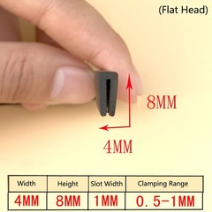 Black Rubber U Channel Edging Trim Seal Door Window Edge Protector Strip U-shape