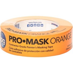 IPG PG505-36 36mm x 54.8m Contractor Grade Orange Masking Tape-1PK