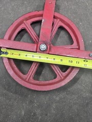 Gin Block Pulley 12″ Lifting Scaffolding Hoist Post Galvanized Steel**NT