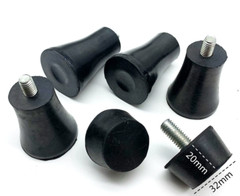 M6-M10 Rubber Adjustable Feet Screw Bolt Leveling Foot Machine Furniture Feet