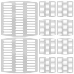10 Pcs Stainless Steel Weep Cover Brick Wall Hole Protector Screen