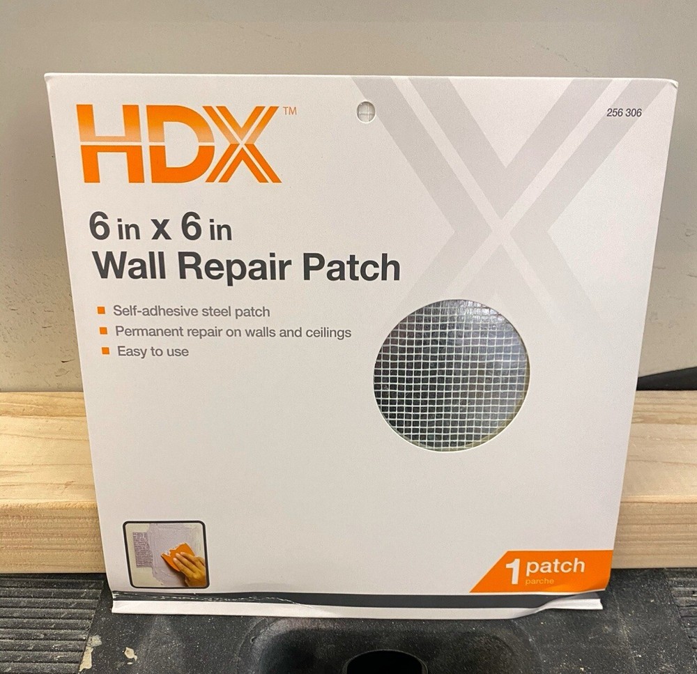 12 Pack New HDX 6 in. x 6 in. Drywall Wall Repair Patch