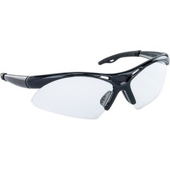 SAS 540-0200 Black Frame/Clear Lens Diamondbacks Safety Eyewear