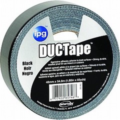 IPG 20C-BK2 1.87″ x 60yd Black General Purpose Duct Tape-1PK