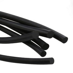 Black Round Solid Silicone Rubber Sealing Strip O Ring Cord Seal Dia 1mm – 25mm