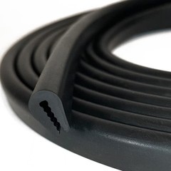 Tintvent Rubber Edge Trim 5Feet, EPDM U Channel Seal 5 Feet, Black