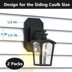 2 PCS Vinyl Siding Mounting Blocks Kit Electrical Box 8141DBL 1/2 Inch 4 Inch