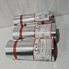 DAMAGED (Lot Of 3x) Amerimax Flashing Aluminum 8-In. x 10-Ft. “MADE In USA”