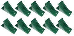 Plastic Green Mini Roof Snow and Ice Guard- Multi-Pack Stop Sliding Snow Buildup