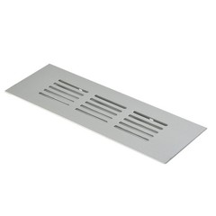 50mm Aluminium Rectangular Cabinet Wardrobe Air Vent Grille Ventilation-Cover