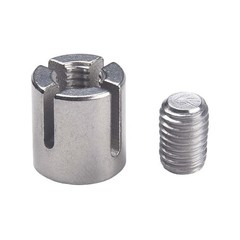 Reliable Stainless Steel Clamp for 2mm 8mm Wire Ropes in For Wall Trellis