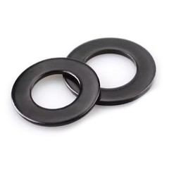 M8 Black Flat Washer Stainless Steel, Washers M8, black