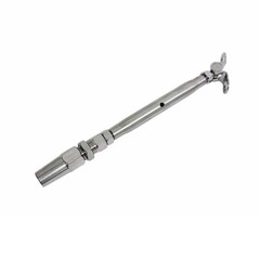 4PC T316 SS 3/16″ Cable Deck Toggle Swageless Turnbuckle for Marine Railing/Boat