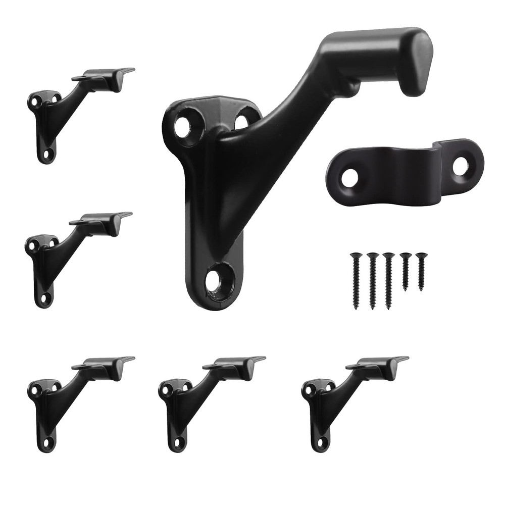 Handrail Stair Brackets 3″ Oil Rubbed Bronze 6 Pack,