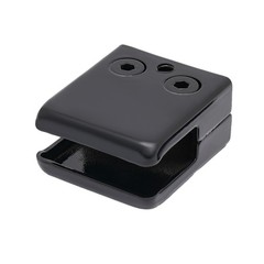 Glass Clamp Set of 8 Black 8-10mm Square For Glass Door Panel Mounting Hardware