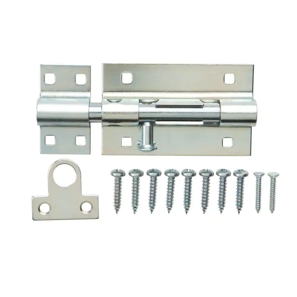 Everbilt 8″ Heavy Duty Door Gates cabinet Safety Barrel Surface Bolt Lock 15089