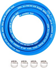 3/8″ High Pressure Fuel Line Hose 10FT 500PSI E85 for Fuel Systems Engines NBR R