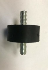 SET OF 4 5/16-18 RUBBER ISOLATOR MOUNTS 1 3/8″ DIA 5/8″ THICK 5/8″ LONG STUDS