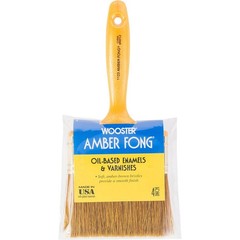 Wooster 1123 4″ Amber Fong Brown China Bristle Paint Brush-1PK