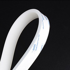 1-30mm Width White Silicone Rubber Seal Strip Gasket Self Adhesive 5-100mm Thick
