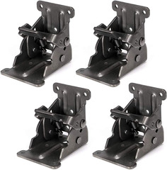 Foldable Bracket, Self-Lock Hinge Hardware with Screws Lock Extension Support fo
