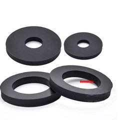 Black Rubber Flat Washers Round Gaskets Flange Sealings Ring Pads ID 4mm-1020mm