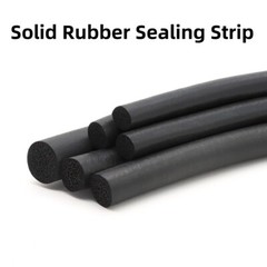 Solid Rubber Sealing Strip 3mm-16mm EPMD Sponge Round Strip Door Windows Seal