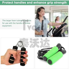 1M Fitness Equipment Handle Bars Thermal Insulation Rubber Pipe Sponge Foam Tube
