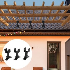 3PCS Roof Beam Brackets Roof Standpipe Bracket Kit Roof Beam Bracket Kit 0-180°