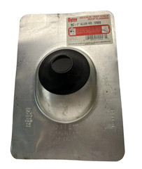 (Pk of 4) Oatey 3”-4” Galvanize Roof Flashing, 12923 1-1/4”-1-1/2, Boca 81-19