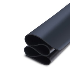 Solid Black Rubber Gasket Sheet Rolls Smooth Flooring Mat 500mm*500mm Antislip