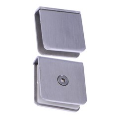 2PCS Glass Clips Glass Shelf Clamps Glass Fixing Support Clips for Displaying