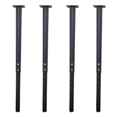 Jahof Adjustable Table Legs 22-36 Inch 55-90 Cm 42/38 Mm 4 Black