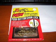 vining quick release door window security chain lock