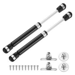 For Car 8″ 50N/10lb Gas Shock Absorber, Black, Set of 6