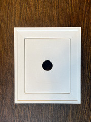 vinyl siding mounting block white