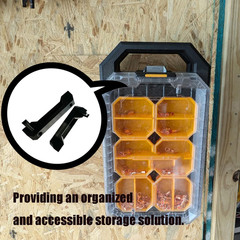 8Pcs Mounting Feet for Toughbuilt Stacktech,Mounting Plate Brackets Cleats Comp