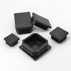 Table Leg Tubing Blanking End Caps Rectangular Pipe Plastic Inserts Plug