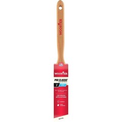 Wooster Z1293 1″ Pro Classic Black China Firm Bristle Angle Sash Paint Brush-1PK