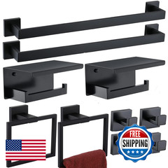 Taun Bathroom Hardware Set Piece Brushed Nickel Bathroom Accessories Set Sus304