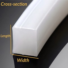 Square Silicone Rubber Solid Sealing Strip Gasket 4/5/6/8/1012/15/16/18 To 30 mm