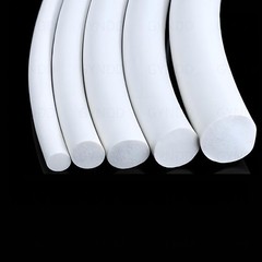 Silicone Rubber Foam Sealing Strip Round Bar For Cabinet Door Seal 1mm to 25mm