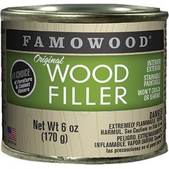 Famowood 36141142 1/4pt Walnut Original Solvent Based Wood Filler-1PK