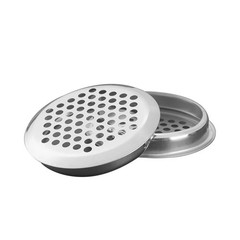 Sleek Stainless Steel Air Vent Grille for Bathrooms and Hobby Rooms Set of 10